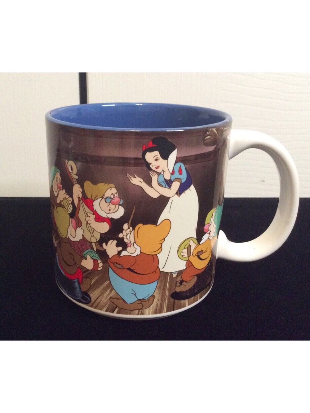 Vintage Disney Snow White and the Seven Dwarfs Coffee Mug Cup